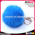 Sophisticated technology promotional gift key ring fur keychain